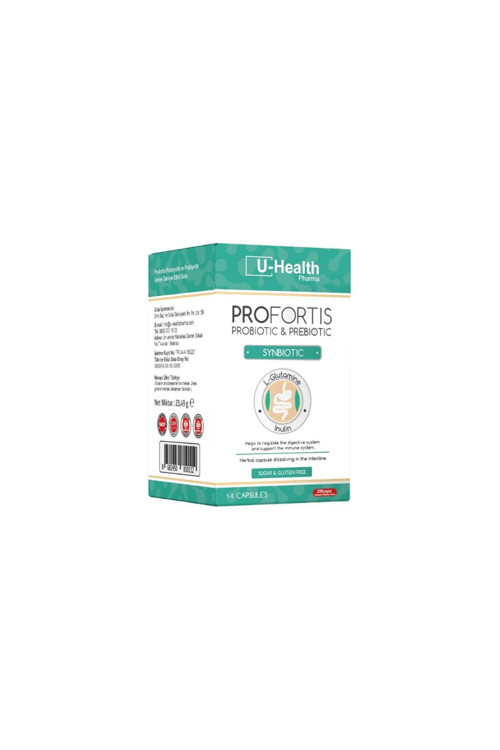 PROFORTIS KAPSÜL, PROBİYOTİK VE PREBİYOTİK İÇEREN TAKVİYE EDİCİ GIDA 14 kapsül