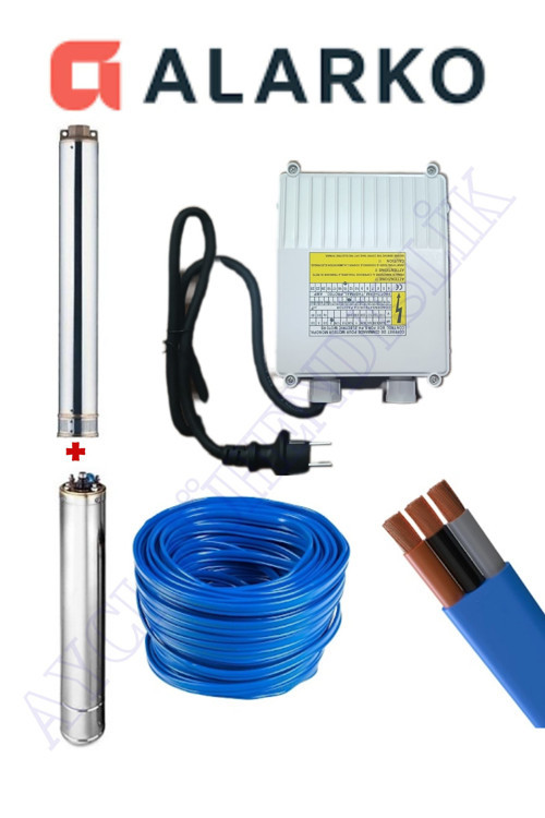 4" 1.5 Hp 14 Kademe Dalgıç Pompa 30 Mt Kablo Ve Pano Dahil