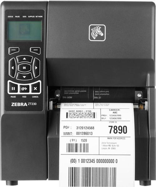 ZT23042-T0E200FZ ZT230 Thermal + Thermal Transfer Seri + Usb + Ethernet 203dpi Barkod Yazıcı