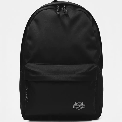 Siyah Unisex Günlük Okul Seyahat Sırt Çantası