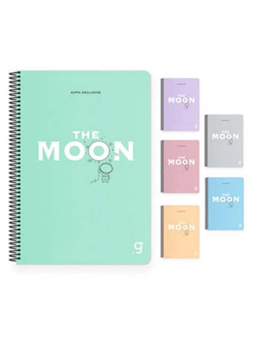 Exclusive "The Moon" A4 -PP - Kapak Spiralli Defter Çizgili 80 Yp - Pastel Renkler