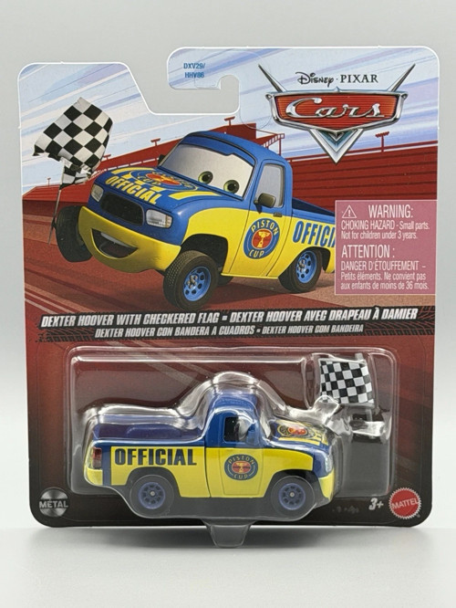 Disney Pixar Cars Dexter Hoover with Checkered Flag Metal Die Cast Oyuncak Araba 3+