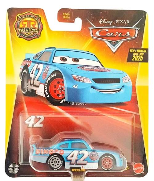 Disney Pixar Cars Race & Rescue Cal Weathers Dinoco 42 Metal Die Cast 2025 Seri 3+