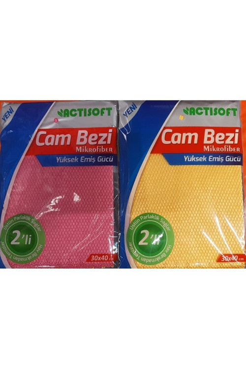 Cam Bezi Mikrofiber 2 Li Paket 2 Adet