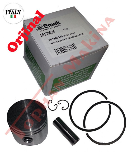 4191212 Piston 44mm - Oleo-Mac 750, 750 Master, 450, 8510, 8515