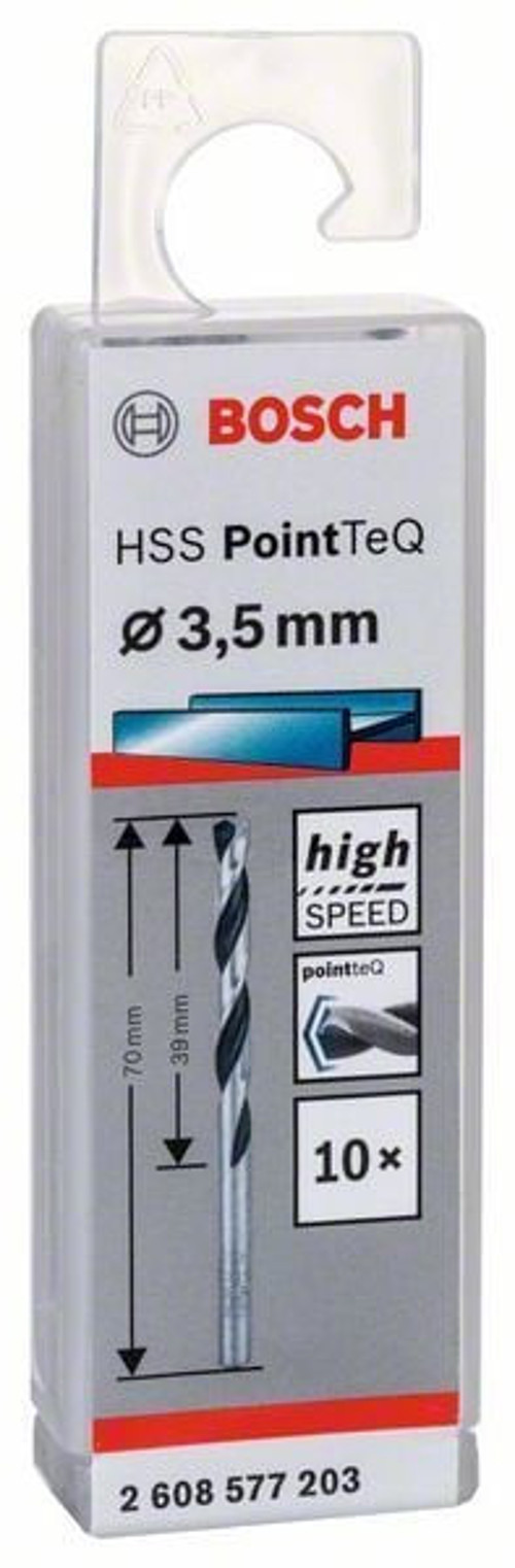 Bosch - HSS-PointeQ Metal Matkap Ucu 3,5 mm 10'lu