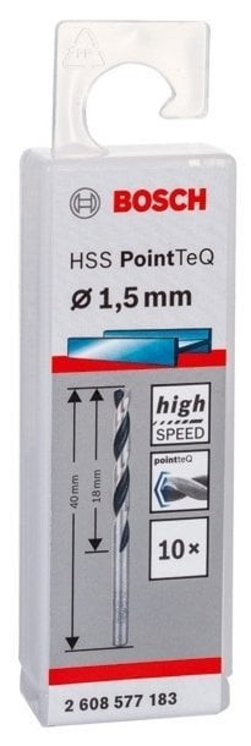 Bosch - HSS-PointeQ Metal Matkap Ucu 1,5 mm 10'lu
