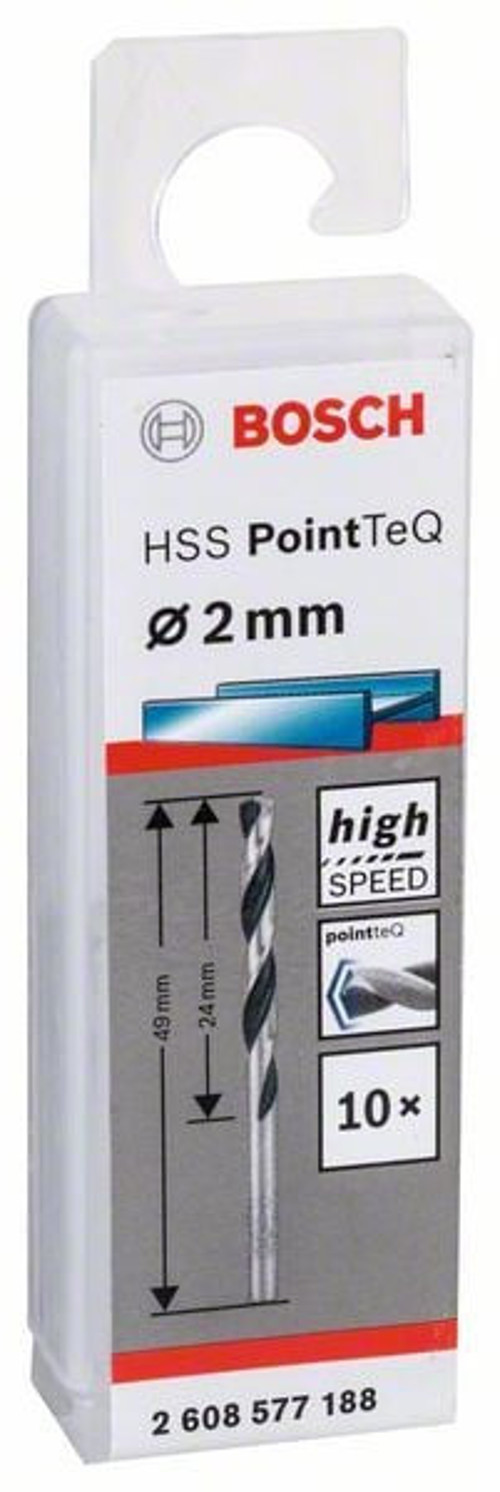 Bosch - HSS-PointeQ Metal Matkap Ucu 2,0 mm 10'lu
