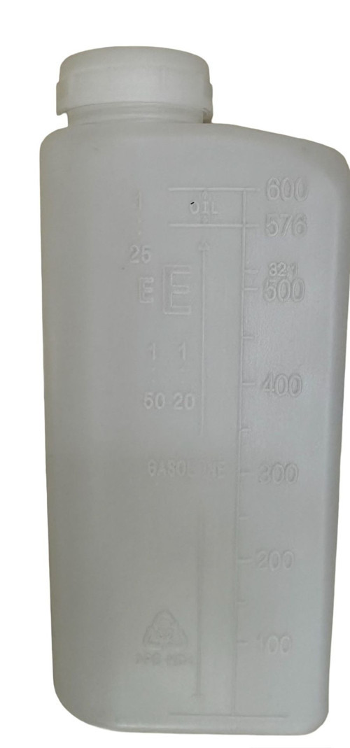 Benzin Bidonu 0.600 Litre Beyaz