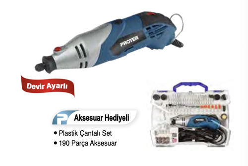 PR190MK Mini Grinder Mikro Kalıpçı Set