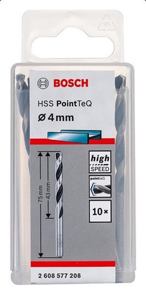 Bosch - HSS-PointeQ Metal Matkap Ucu 4,0 mm 10'lu