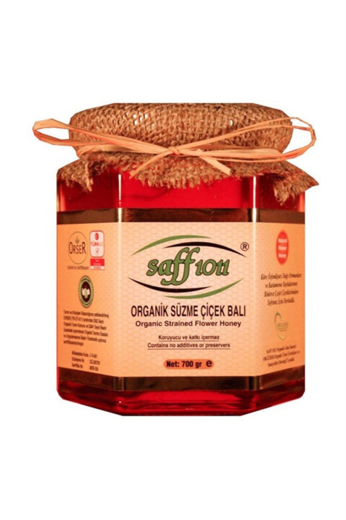 Organik Süzme Çiçek Balı 700 Gr.