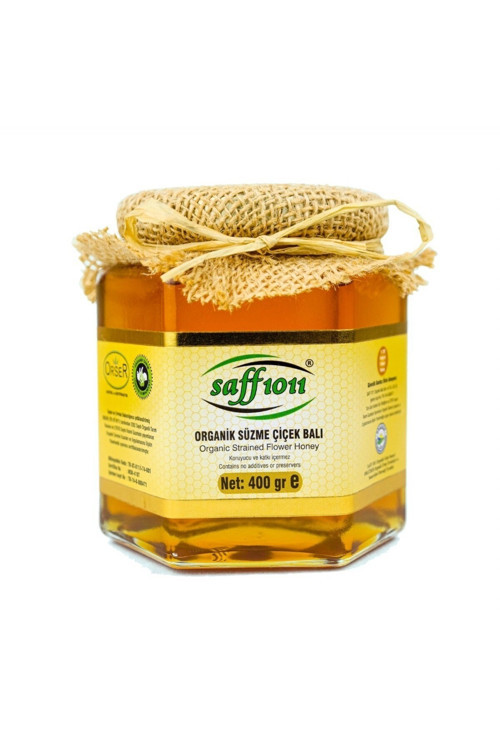 Organik Süzme Çiçek Balı 400Gr
