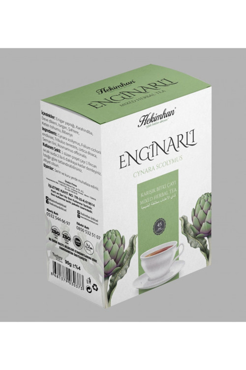 Enginar Yapraklı Karahindibalı Devedikenli Çay 45Li Süzen Poşet