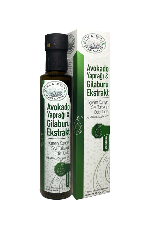 Avokado Yapraklı & Gilaburu Ekstraktı İçeren Karışık Sıvı Takviye Edici Gıda 250Ml