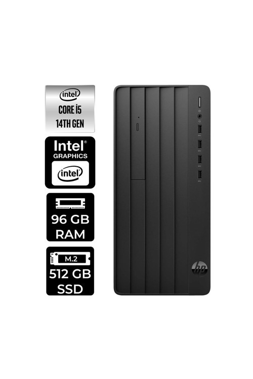 240 Prodesk 2 İ5 14400 96Gb 512Gb Ssd Fdos Masaüstü Bilgisayar & Per4 Usb Bellek