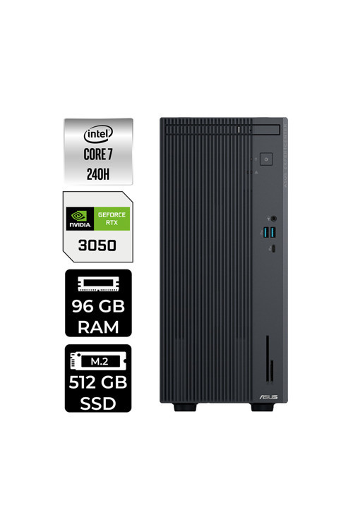 Expertcenter P500 Core7 240H 96Gb 512Gb Ssd Rtx3050/6Gb Fdos Masaüstü Bilgisayar