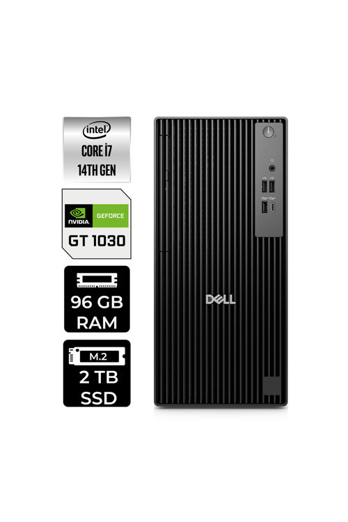 Pro Tower Qct1250 İ7 14700 96Gb 2Tb Ssd Gt1030/4Gb Fdos Masaüstü Bilgisayar