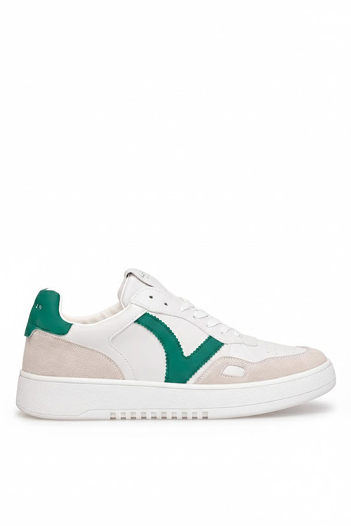 111230325 Vernon Erkek Hakiki Deri Klasik Sneaker Yeşil