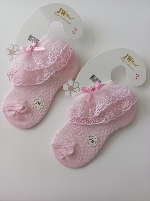 SOCKS JW ÇOCUK DANTELLİ ÇORAP  2'Lİ