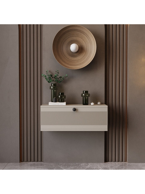Dresuar %100 Mdf Kapaklı Duvara Monte