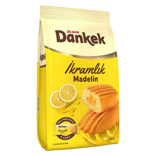 DANKEK İkramlık Madelin Limonlu Kek - 135 gram - 10 Adet