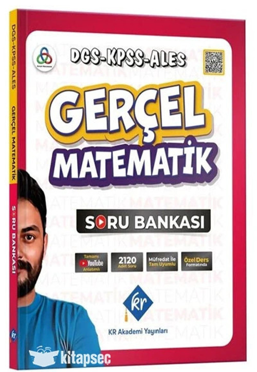 Dgs Kpss Ales Gerçel Matematik Soru Bankası Kr Akademi