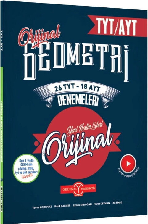 Tyt Ayt Geometri 26 Tyt 18 Ayt Denemeleri