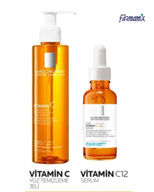 C Vitamini Işıltı Seti | Temizleme Jeli + C12 Serum