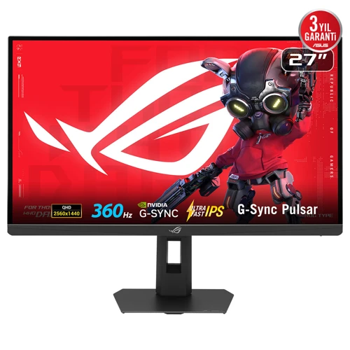 ROG Strix Pulsar XG27AQNGV 27″ 360Hz 1ms Aura Sync 2K QHD Ultra Fast IPS Gaming (Oyuncu) Monitör