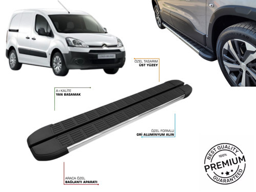 BERLINGO ARACA ÖZEL YAN BASAMAK 2008 2009 2010 2011 2012 2013 2014 2015 2016 2017 2018