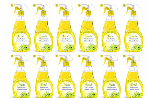 12 x 500 ml Ihlamur Kokusu Sprey Oda ve Çamaşır Parfümü