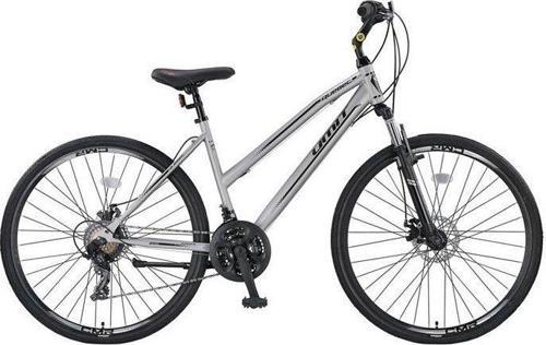 Quebec 28 J Bayan Bisikleti MD 43 cm 21V Gri-Siyah