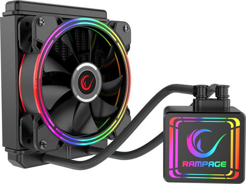 AQUA120-RGB S-RGB Intel/AMD Uyumlu Led Fanlı 120mm İşlemci Sıvı Soğutucu