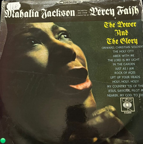 Mahalia Jackson - The Power And The Glory (Orchestra And Choir Conducted By Percy Faith) CBS Vinyl, LP