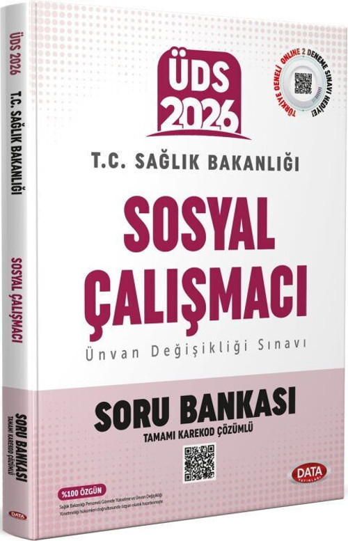 2026 ÜDS Sağlık Bakanlığı Sosyal Çalışmacı Soru Bankası Data Yayınları