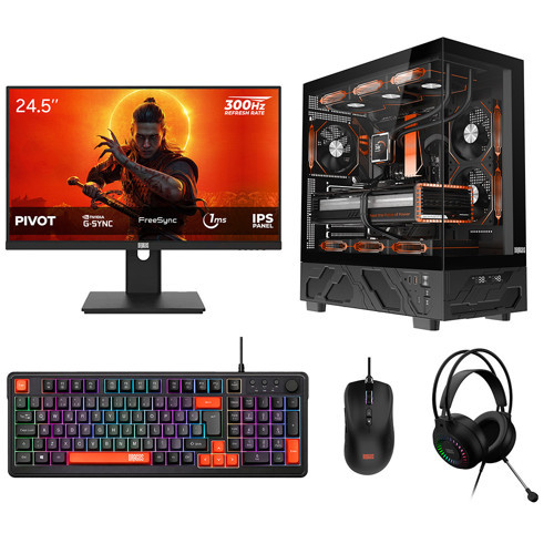 DRx9955 Ryzen 7 5700 16GB 512GB NVMe 16GB RX 9060XT 24.5 İnç 300Hz 1ms Oyuncu Oem Paket