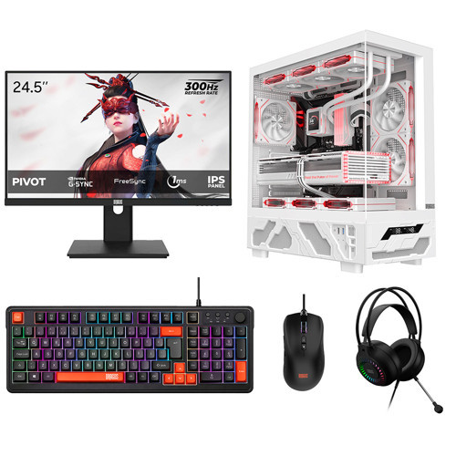 DRx9940 Ryzen 5 7500X3D 16GB 512GB NVMe 8GB RX 9060 24.5 İnç 300Hz 1ms Oyuncu Oem Paket