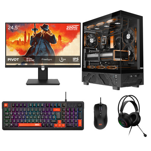 DRx9846 Ryzen 7 5700 16GB 512GB NVMe 8GB RTX5060 24.5 İnç 200Hz 1ms Oyuncu Oem Paket