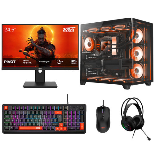 DRx9991 Ryzen 5 7500X3D 16GB 512GB NVMe 16GB RX 9070XT 24.5 İnç 300Hz 1ms Oyuncu Oem Paket