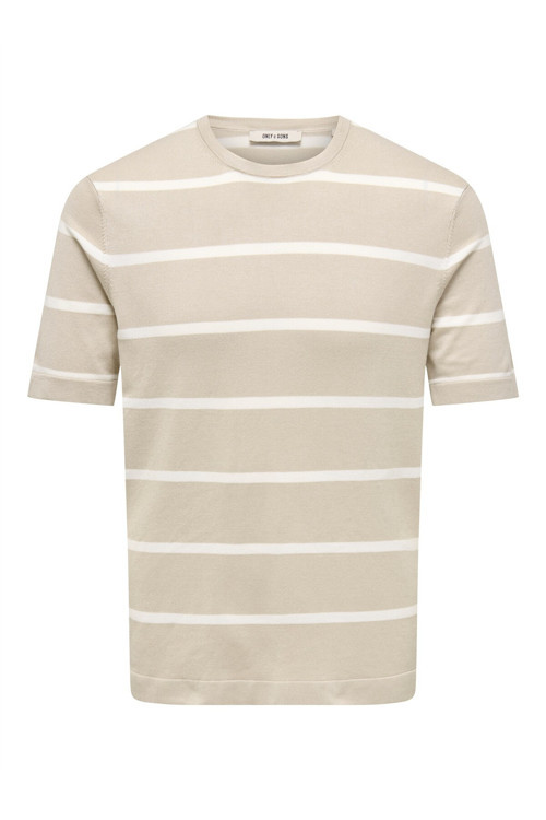 Onswyler Lıfe Reg 14 Ss Strıped Knıt Erkek Gri Kazak - Os22032764