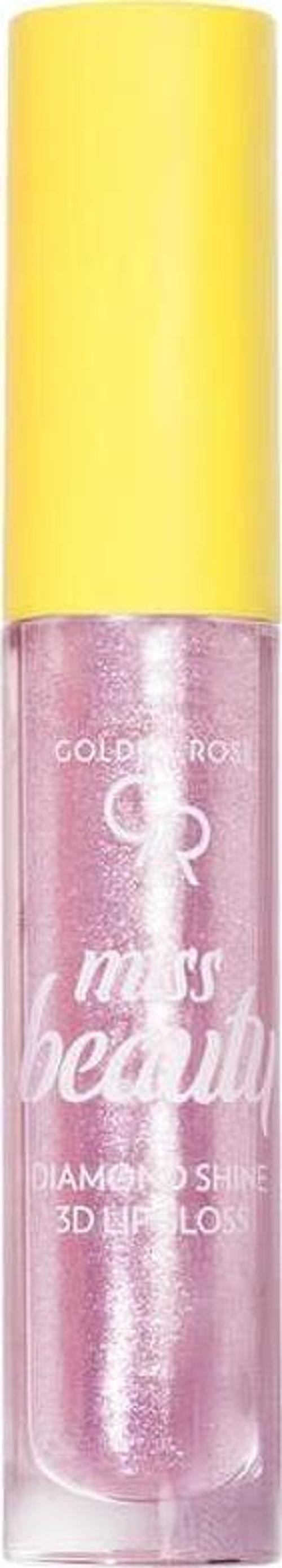 Miss Beauty Diamond Shine 3D Lipgloss No:01 Pink Dudak Parlatıcısı