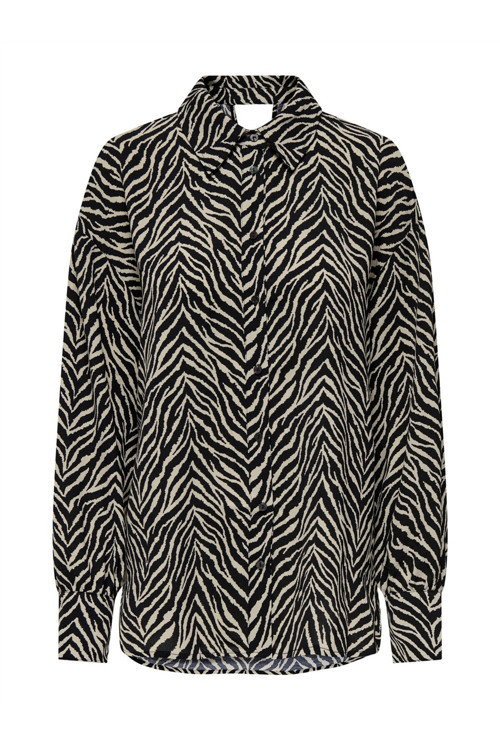 Onlkatty Lıfe L/S Loose Shırt Ptm Kadın Siyah Gömlek - 15341494