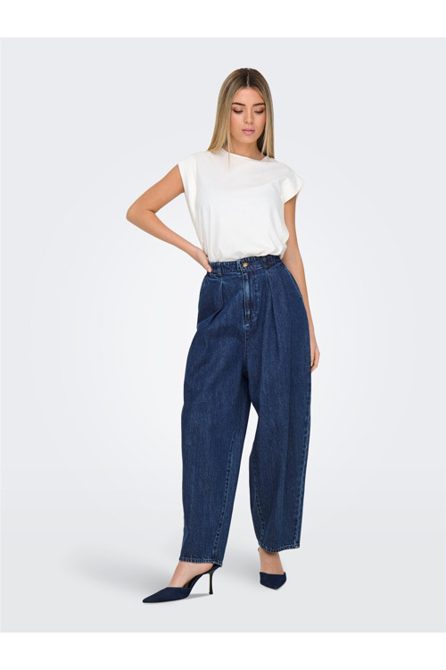 Onllerın Hw Balloon Db Dnm Qyt Kadın Lacivert Denim Pantolon - 15339183