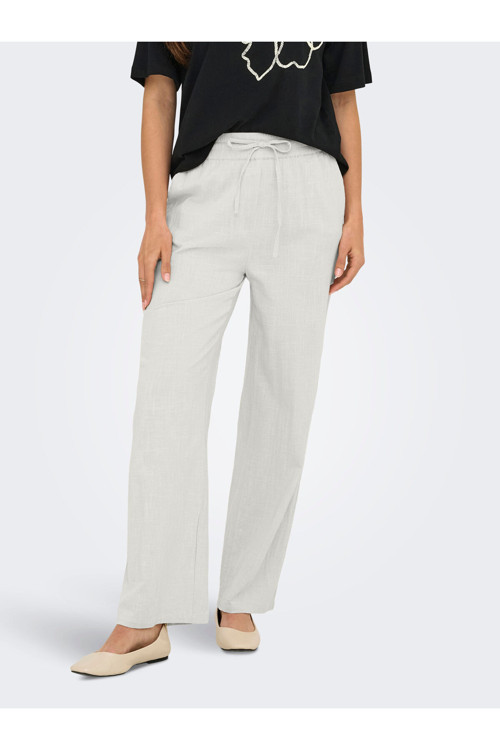 Onltızana Cotton Loose Pants Wvn Noos Kadın Beyaz Pantolon - 15319090