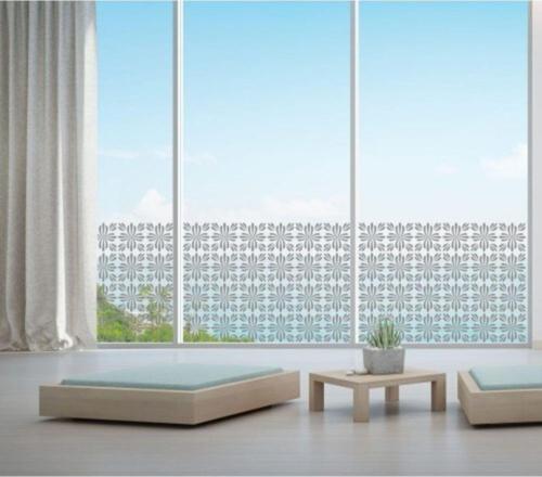 Dantel Desenli Beyaz Cam Süslemesi - Kendiliğinden Tutunan, Sihirli, Akıllı Statik Dekoratif Bordür