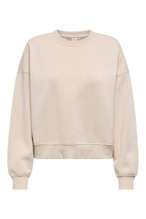 Onlbest Lıfe L/S Crew Neck Swt Noos Kadın Gray Sweatshirt - 15338727