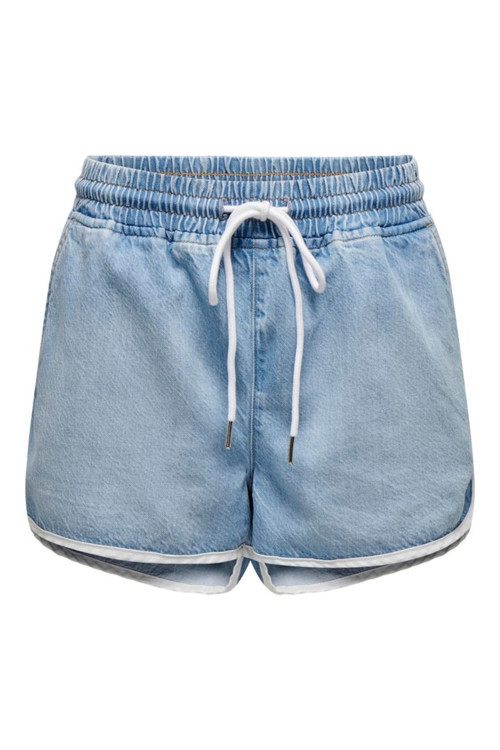 Onlpıerce Pull-Up Dnm Track Shorts Kadın Light Blue Denim Şort - 15319174