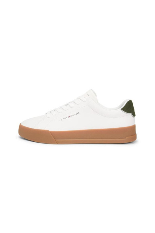 Erkek Rahat Düz Taban Topuk Renk Geçişli Deri Ekru Sneaker Fm0Fm05367-01V