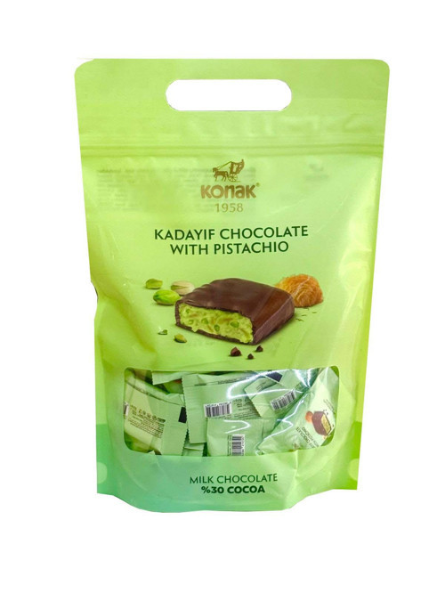 Dubai Antep Fıstıklı Kadayıflı Çikolata 500g